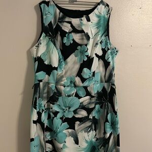 Tropical dress 🖤🤍🩵